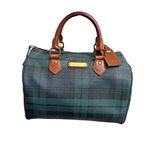 Ralph Lauren polo vintage blackwatch Boston satchel bag